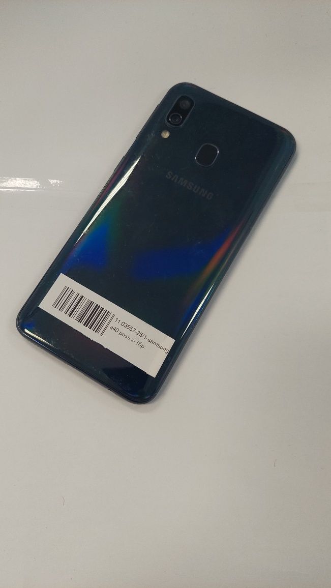 Samsung A40 Цвят Син Телефон Втора Употреба Тестван и Проверен