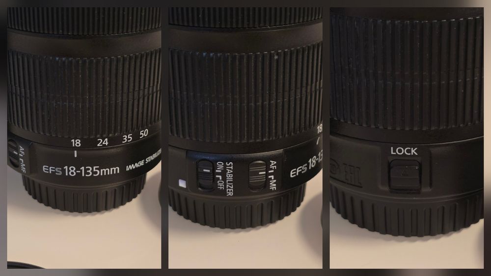 Canon EF-S STM 18 - 135 mm f/3.5-5.6 - T8 T7 T6 80D 90D 70D 7D Канон