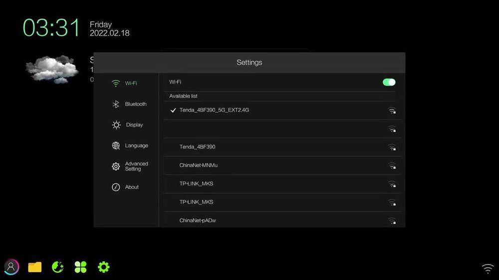 Oglinda SMART cu touch-screen  pentru Birou, Baie, Bucatarie