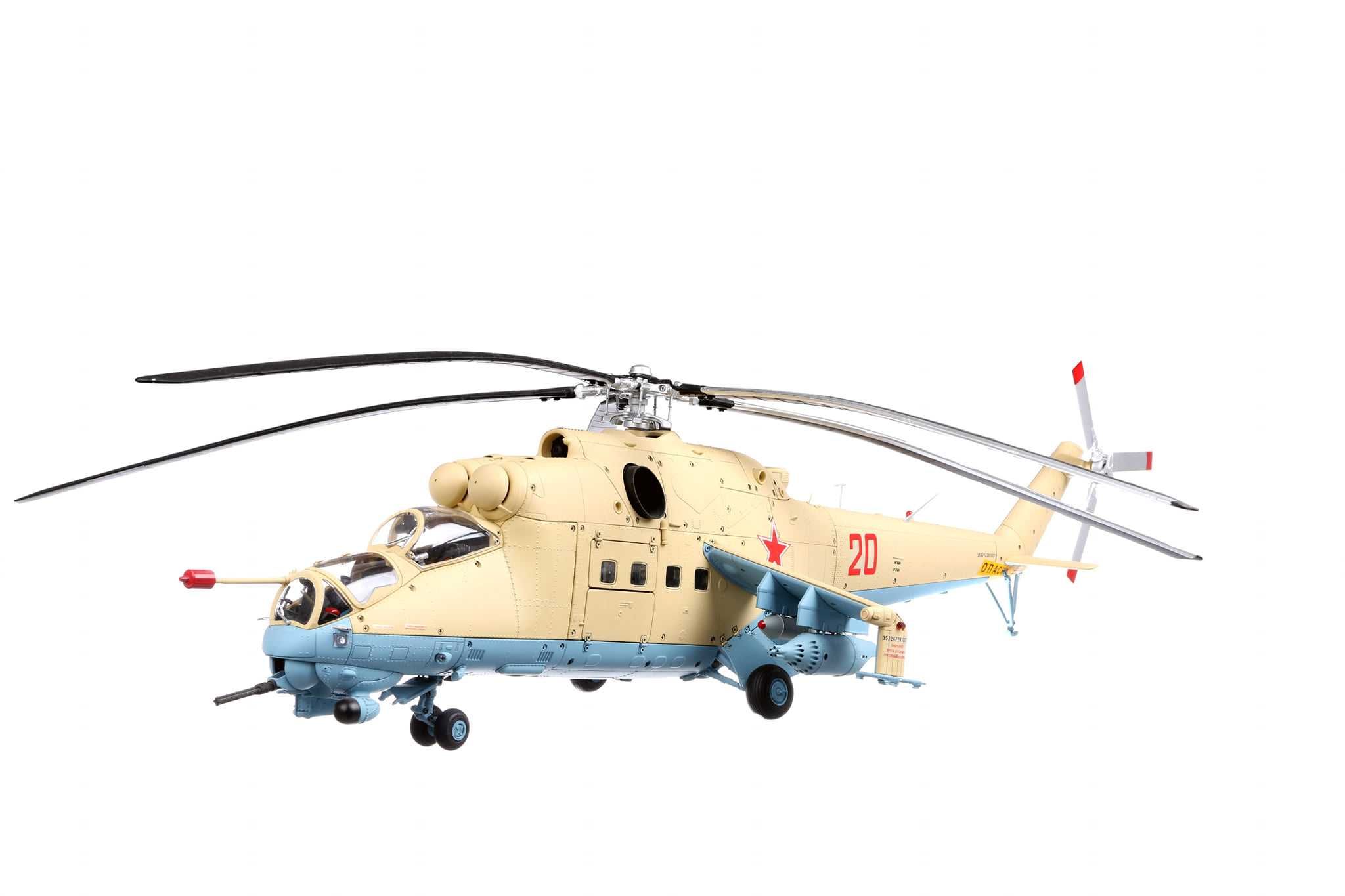 Vand macheta elicopter MIL MI-24V la scara 1/24 construit / functional