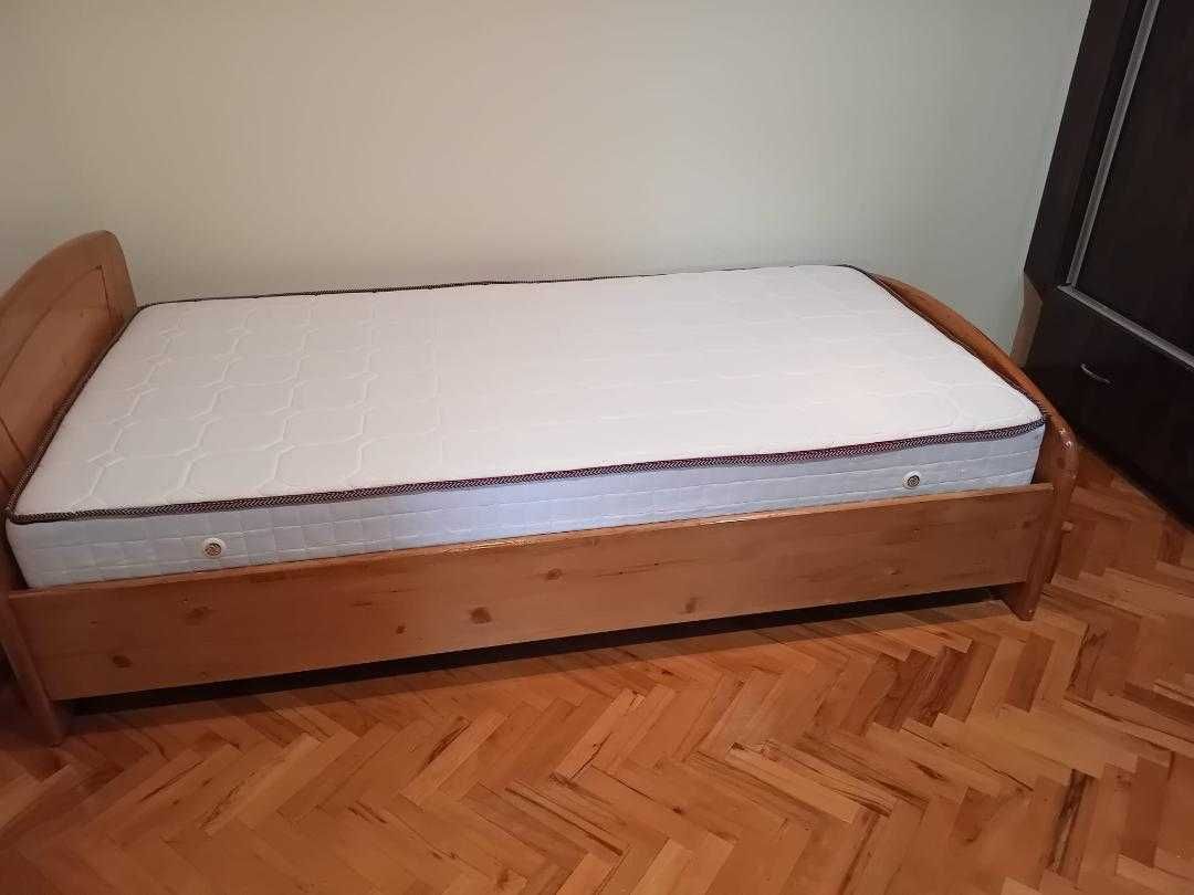 Mobila dormitor - Pat single, saltea, topper Dormeo (set sau separat)