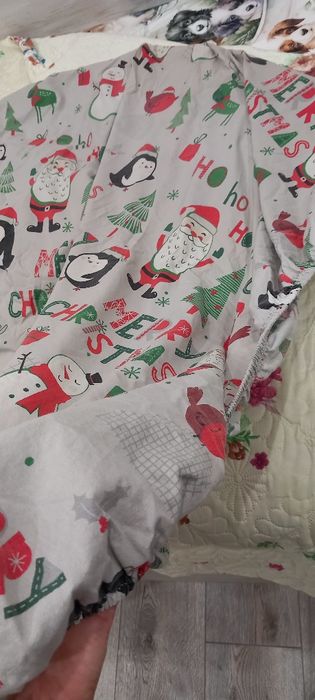 Коледен чаршаф с ластик за матрак 120/200