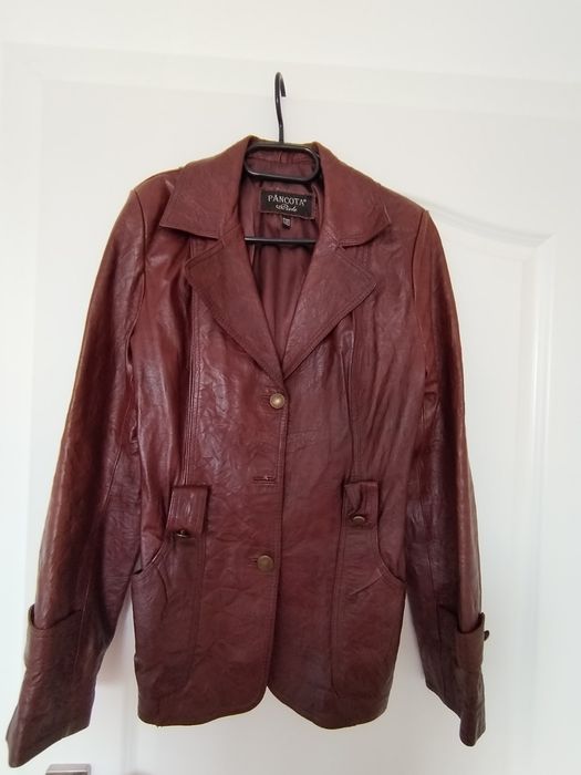 Jachetă din piele naturală