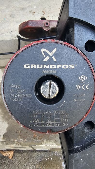 Насос циркуляционный. Grundfos magna 50-120/F