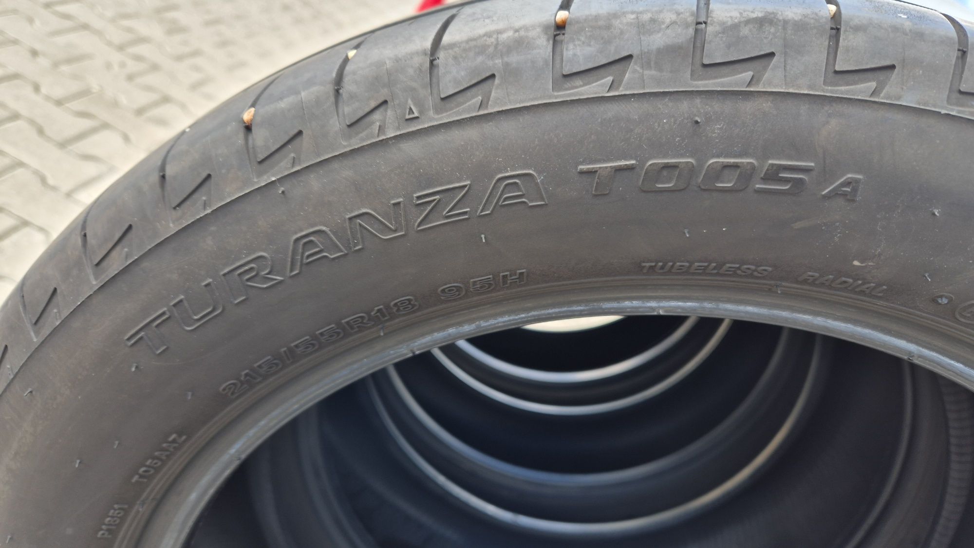 4бр.летни гуми 215/55/18 95 Н Bridgestone T005