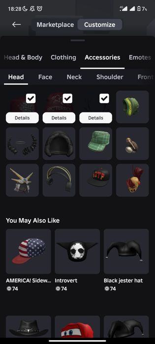 Аккаунт роблокс.