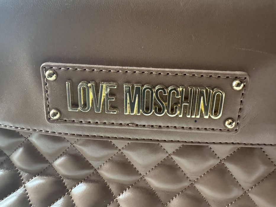 Кафява чанта Love Moschino