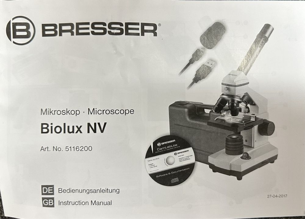 Microscop optic Biolux NV 20x-1280x Bresser 5116200