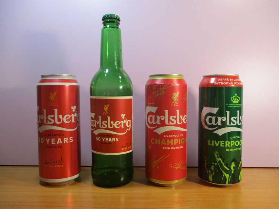 Liverpool-Ливърпул - 4 Бири Футболна Колекция