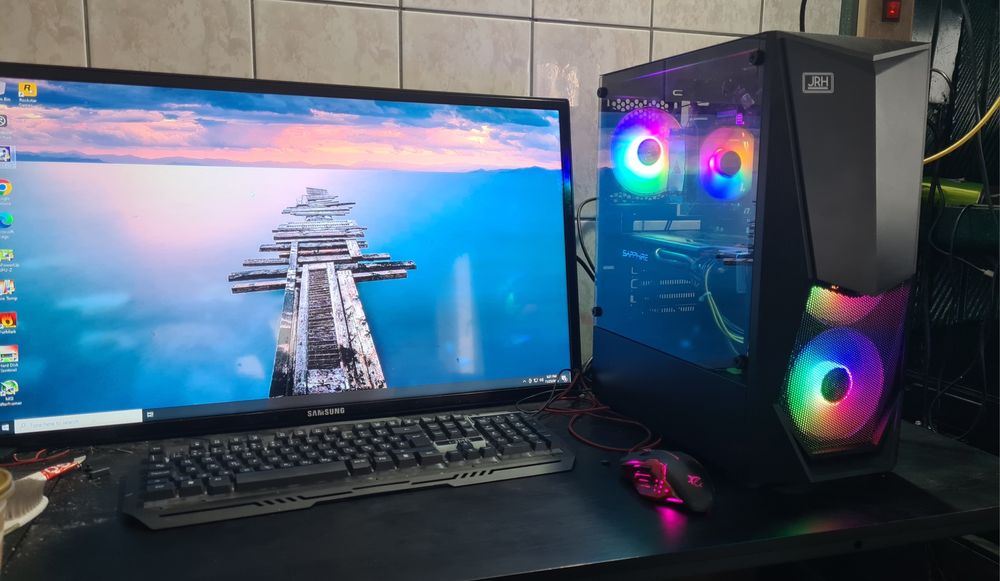 Unitate PC Gaming i7 4770K video 4GB RX 580 16GB RAM SSD