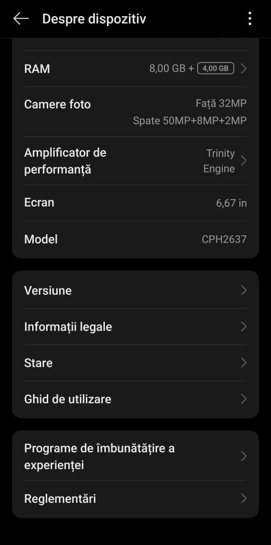 Vând oppo reno 12 F 5G