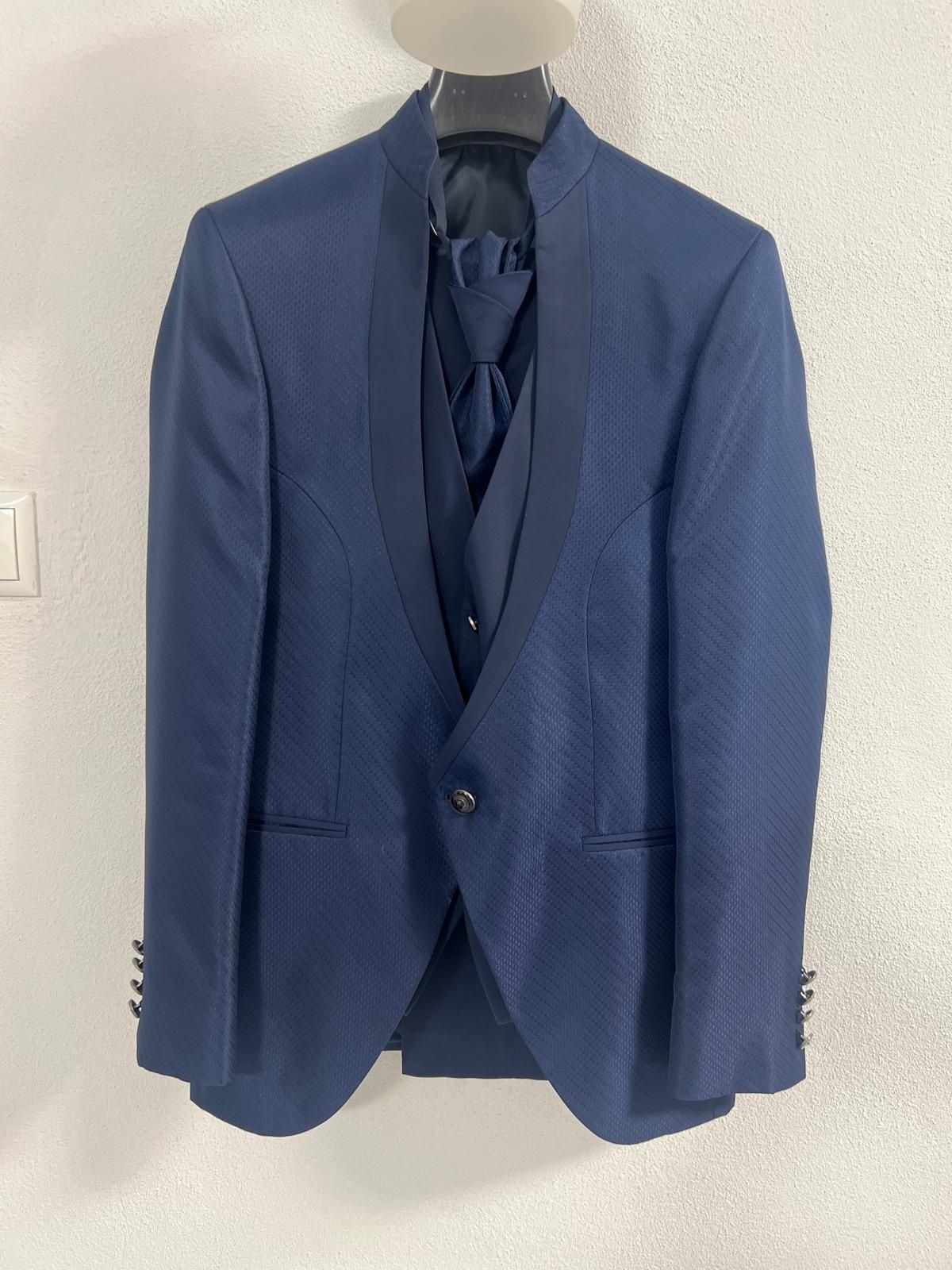 Costum de Mire slim fit Bleumarin