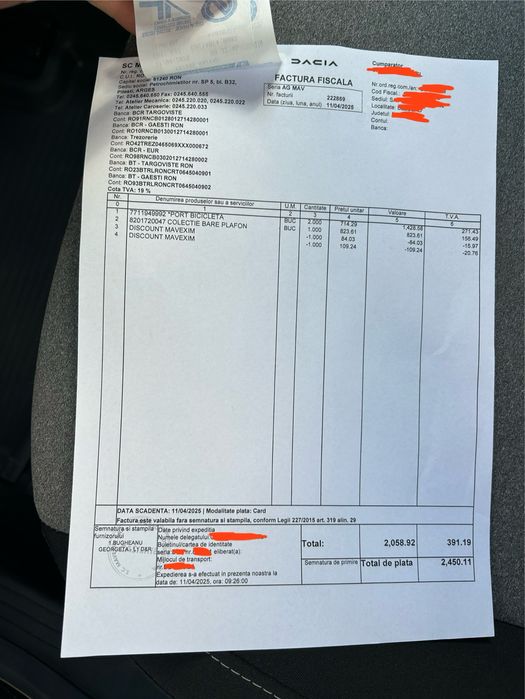 Bare Plafon Originale Renault Clio 5 (2019+) - Quick Fix, cu Factura!