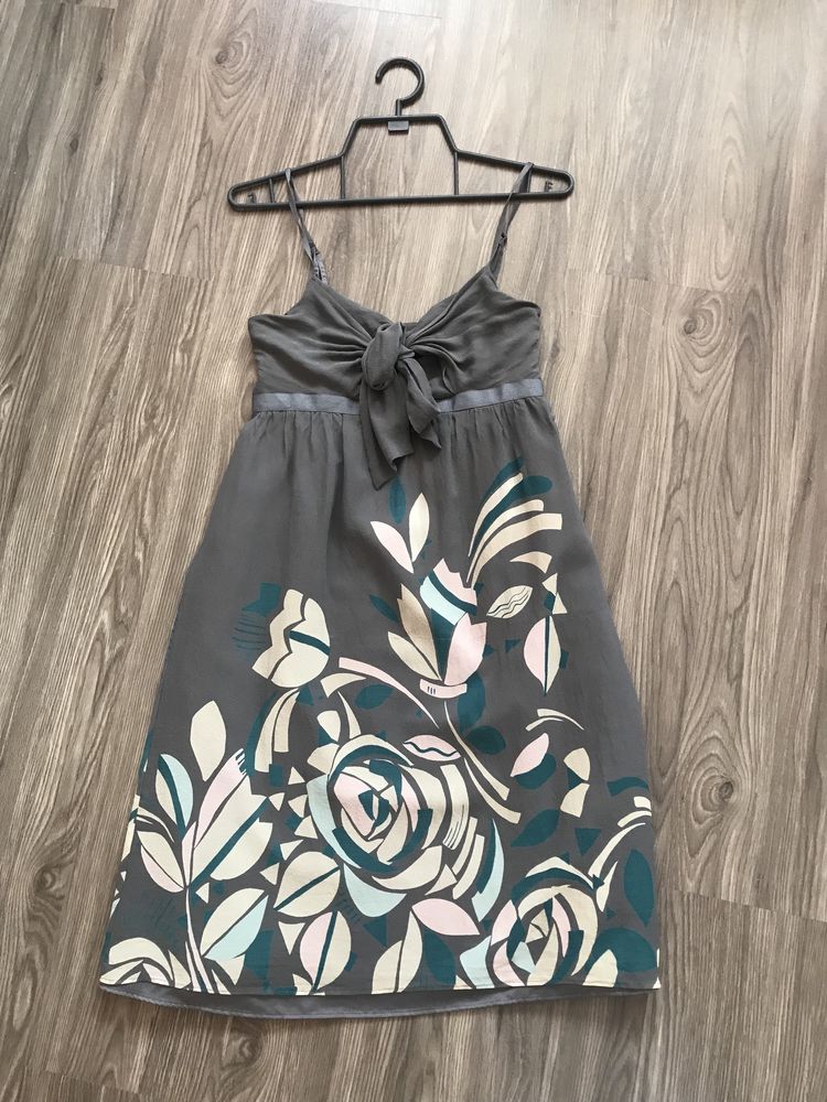 Рокля Ted Baker 100 % коприна и COS 100 % лен