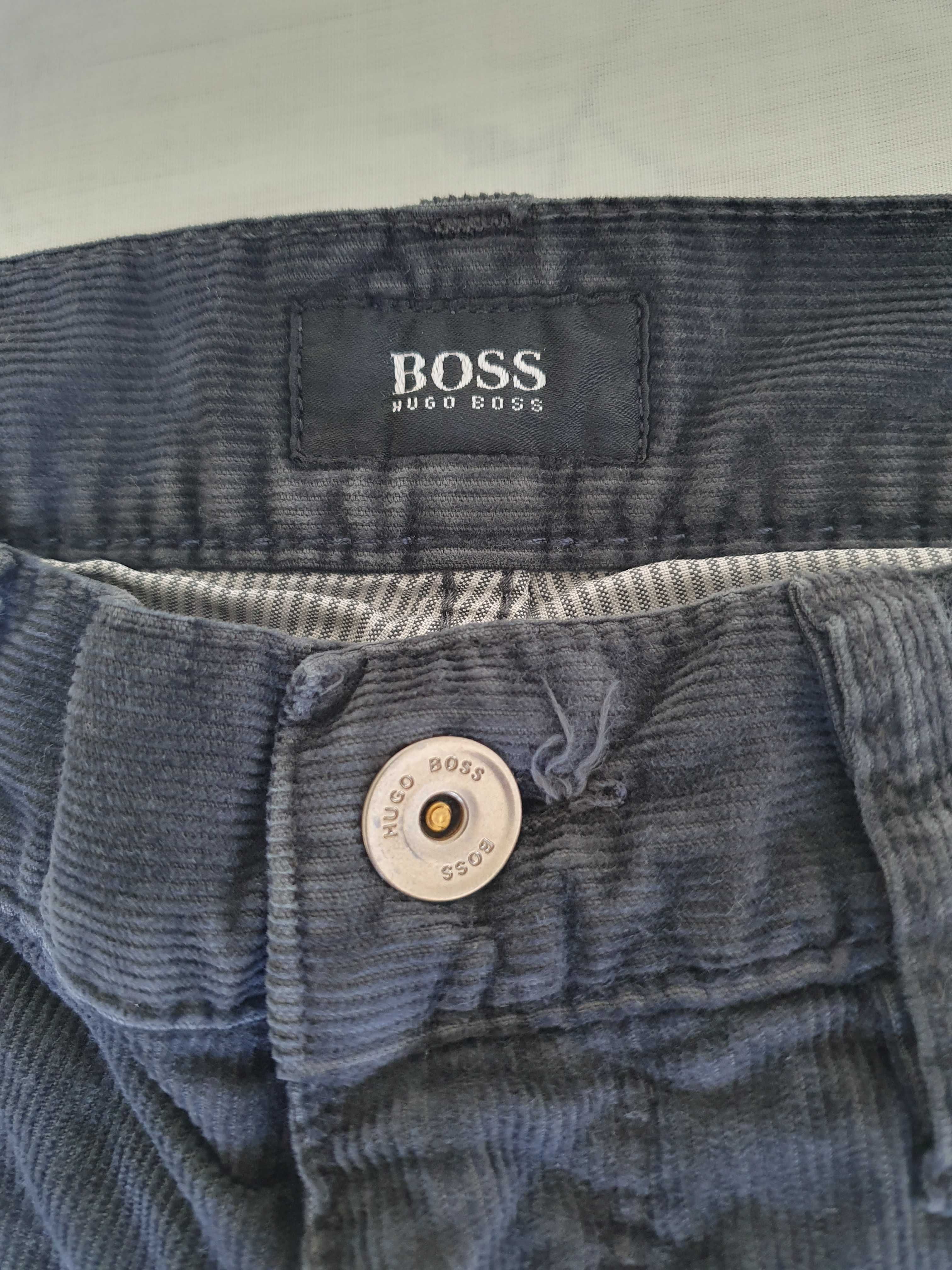 Pantaloni gri pentru barbati Hugo Boss