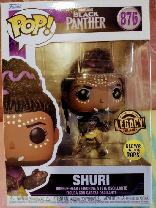 Funko POP Marvel Black Panther - фигура и тениска-лимитирана серия