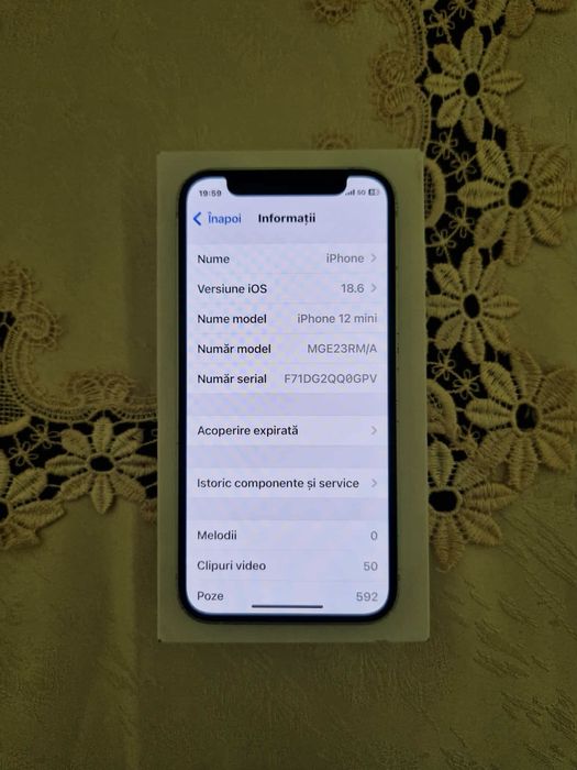 Vand sau schimb iphone 12 mini full box