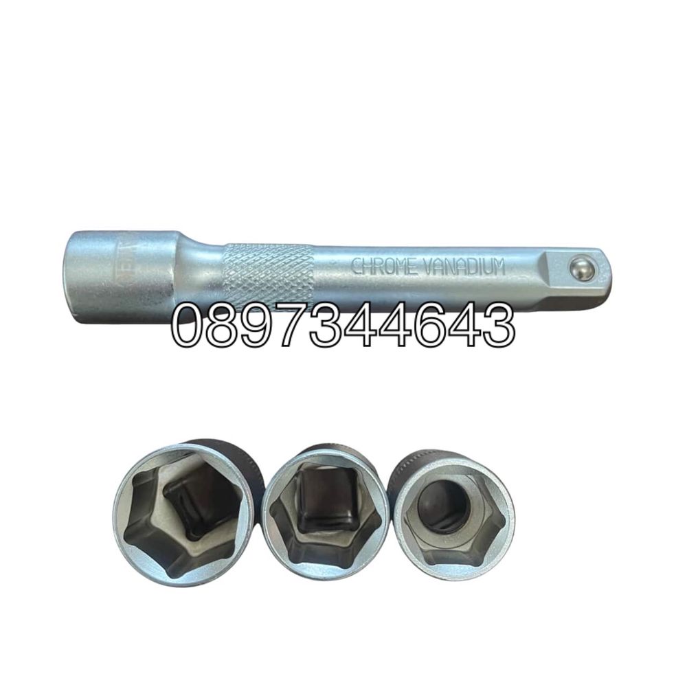 Динаметричен ключ  1/2" 28-210Nm, с вложки и удулжение  , HAWEK