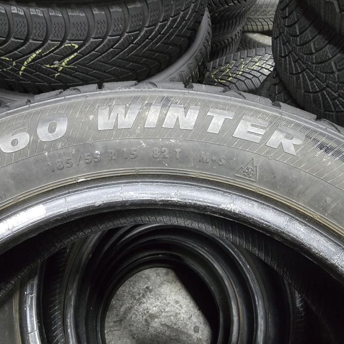 2x 185/55/15 M+S PLATIN 2019 Stare excelentă