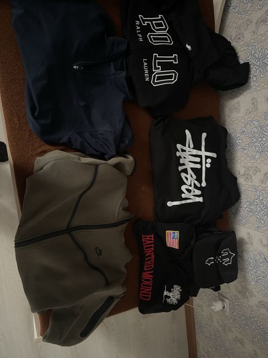 Nike tech fleece,stussy,qazaq republic, ralph lauren,denim tears и тп