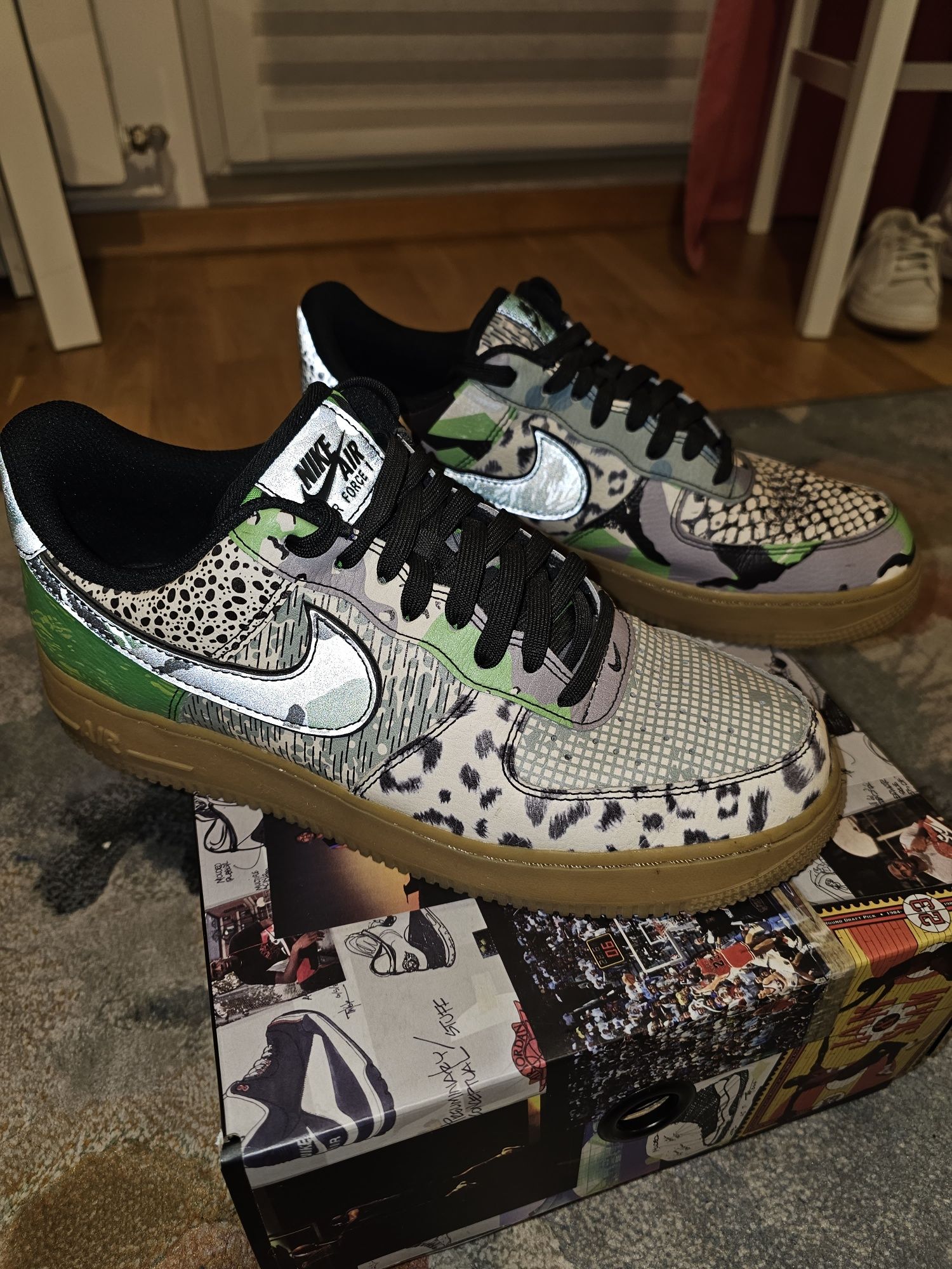 Nike Airforce 1 Animal Print