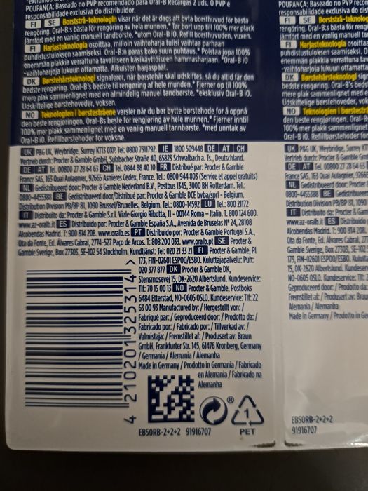 Set PROMO 6 buc Rezerve / Capete periuta electrica Oral B CrossAction