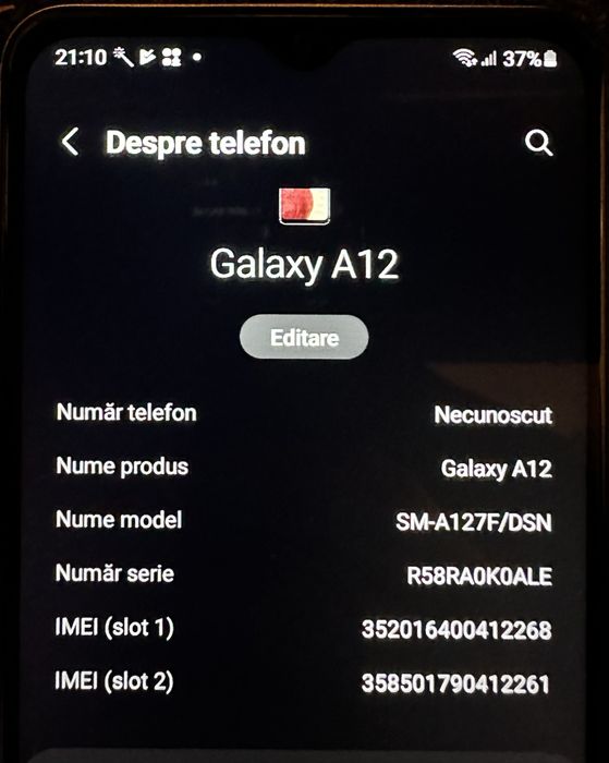 Samsung Galaxy A12 128 Gb Dual Sim Alb