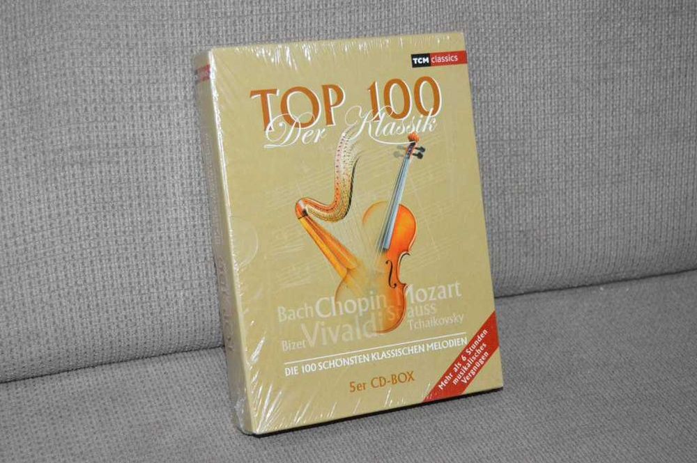TOP 100 Classics - 5 CDs - Bach, Chopin, Mozart, Vivaldi, Strauss