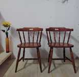 Scaune vechi din lemn stil rustic/mobila veche