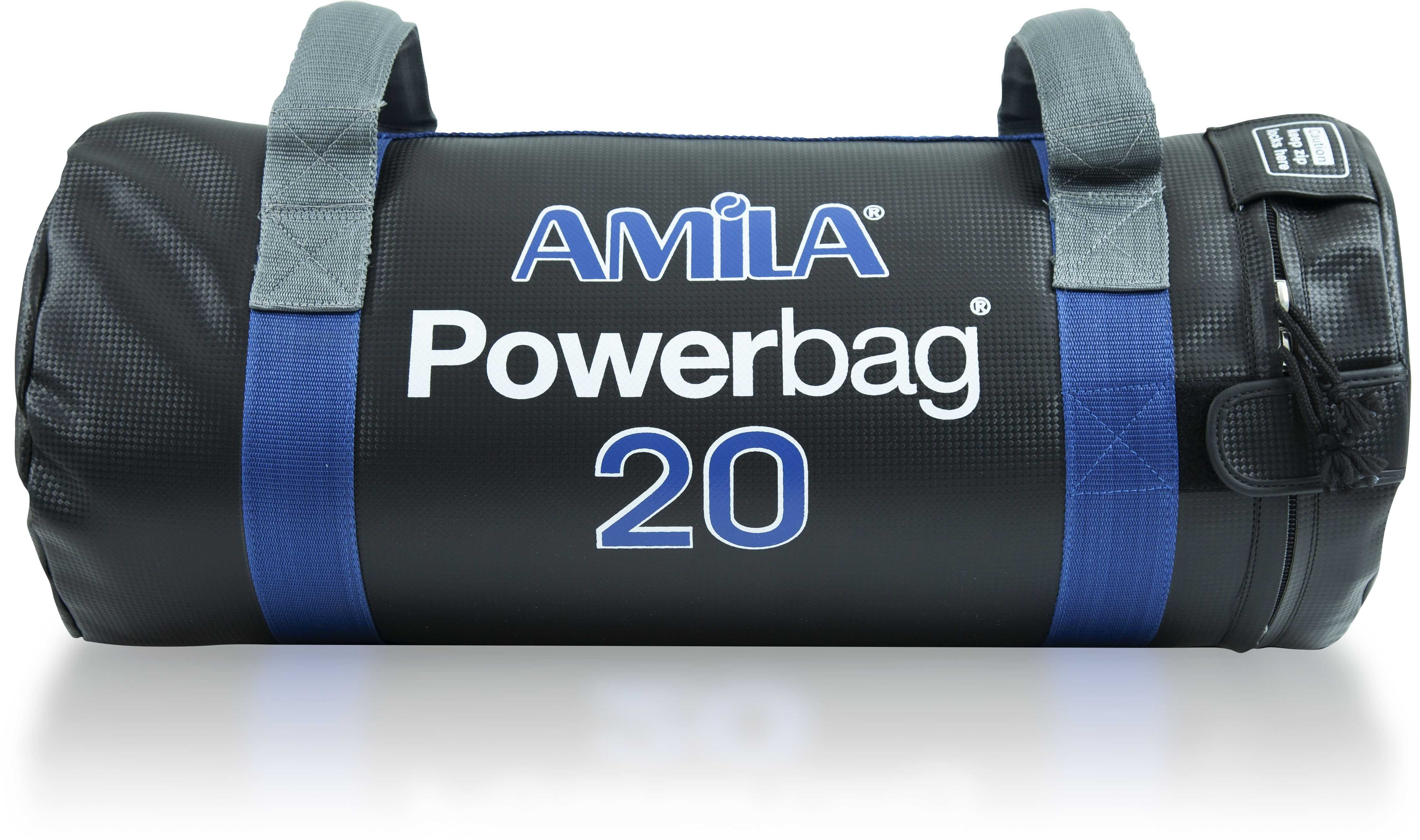 Фитнес Торба Power Bag Amila 20 кг, Кросфит Чанта, Цилиндрични Торби