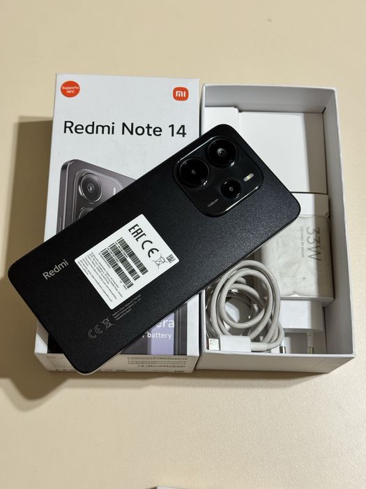 Redmi Note 14 256 gb Ram 8 польный комплект