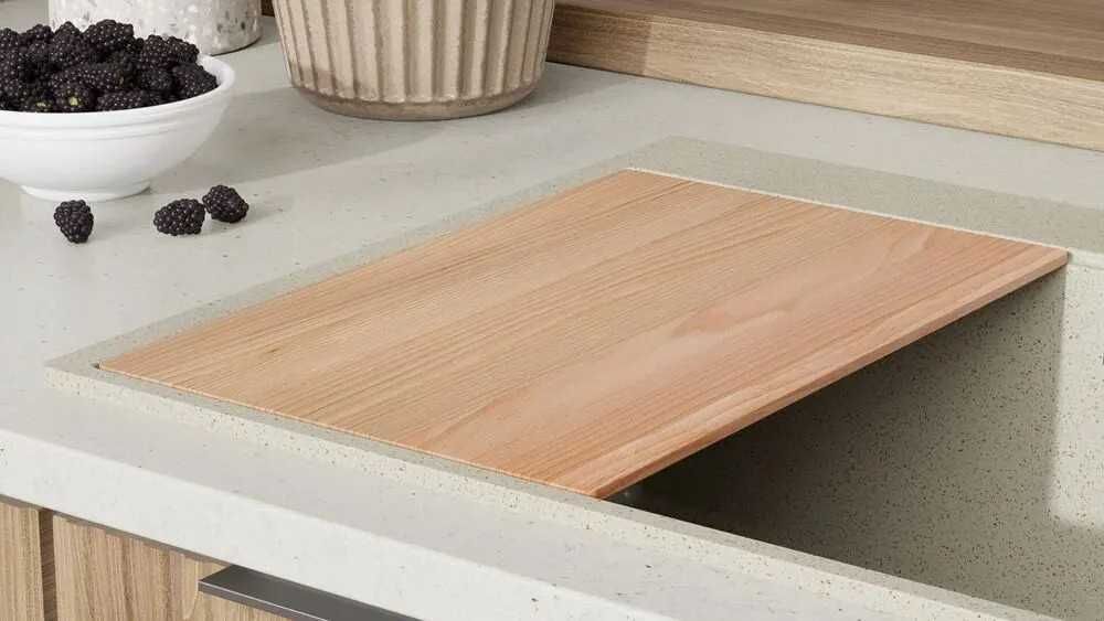 Бежова Кухненска Мивка от гранит модел XXL Осло 70 Top 680 x 500 mm
