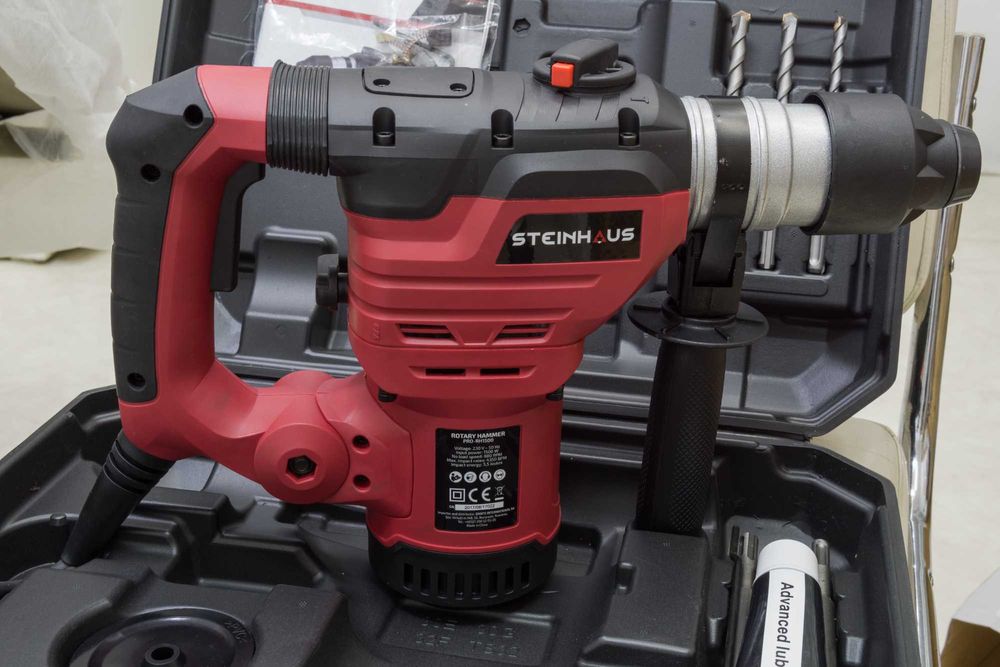 Перфоратор Steinhaus PRO-RH1500, 1500W, 5.5J, SDS-Plus, Куфар