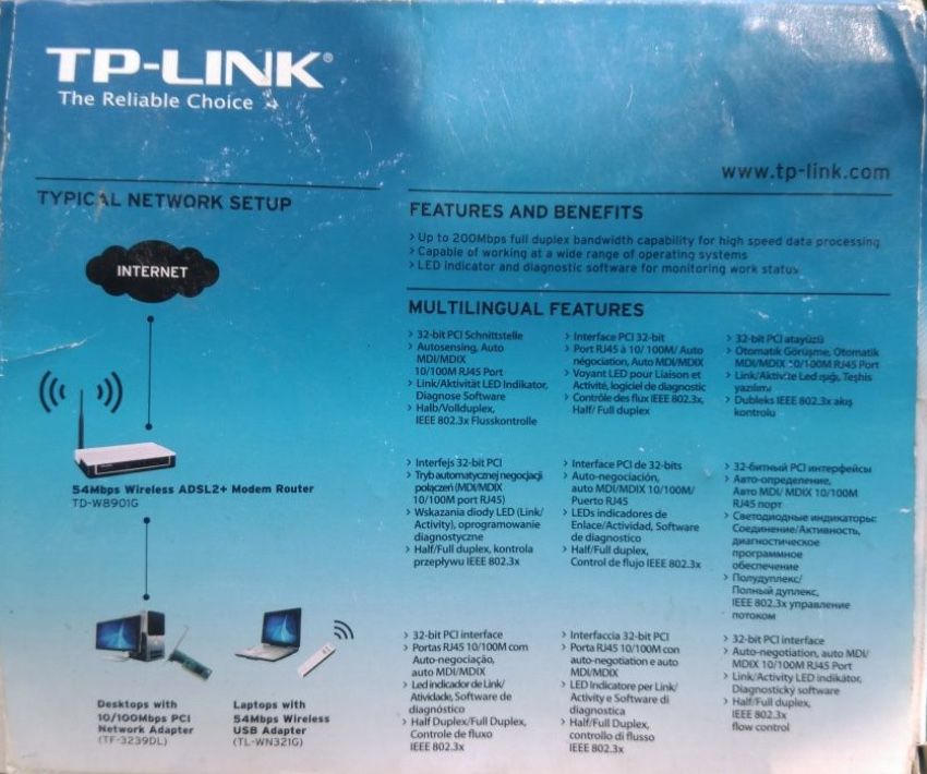 Видеокарта NVIDIA и штатный модем TP-LINK