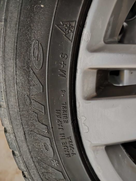 Jante aliaj cu anvelope iarna Vw 205/55/R16