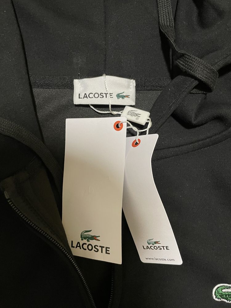 Lacoste суичер черен