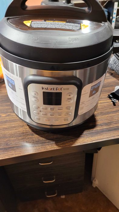 Instant Pot DUO CRISP  AIR FRYER мултикукър еър фрайър- нов- 8 литра