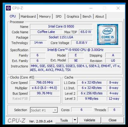 Геймърски компютър Intel® Core™ i5-9500 16gb DDR4 Ssd AMD RX580 8GB