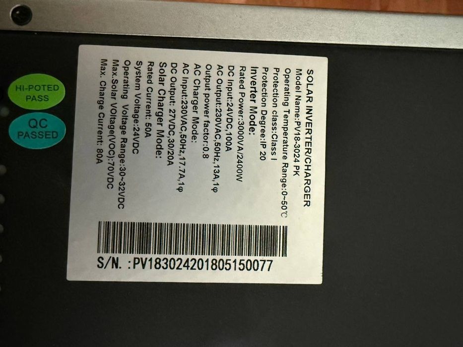 Продам Инвертор 3 KvT, и гелиевые аккумуляторы 200 watt