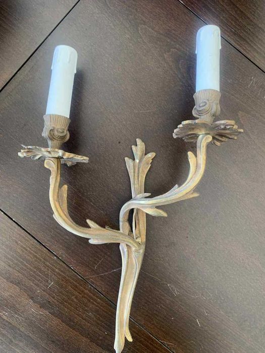 Aplica se perete din bronz stil baroc