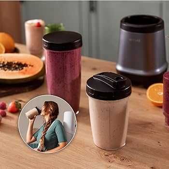 Блендер Cecotec Nutriblender Fusion, 1000W, с два съда – 900мл и 500мл