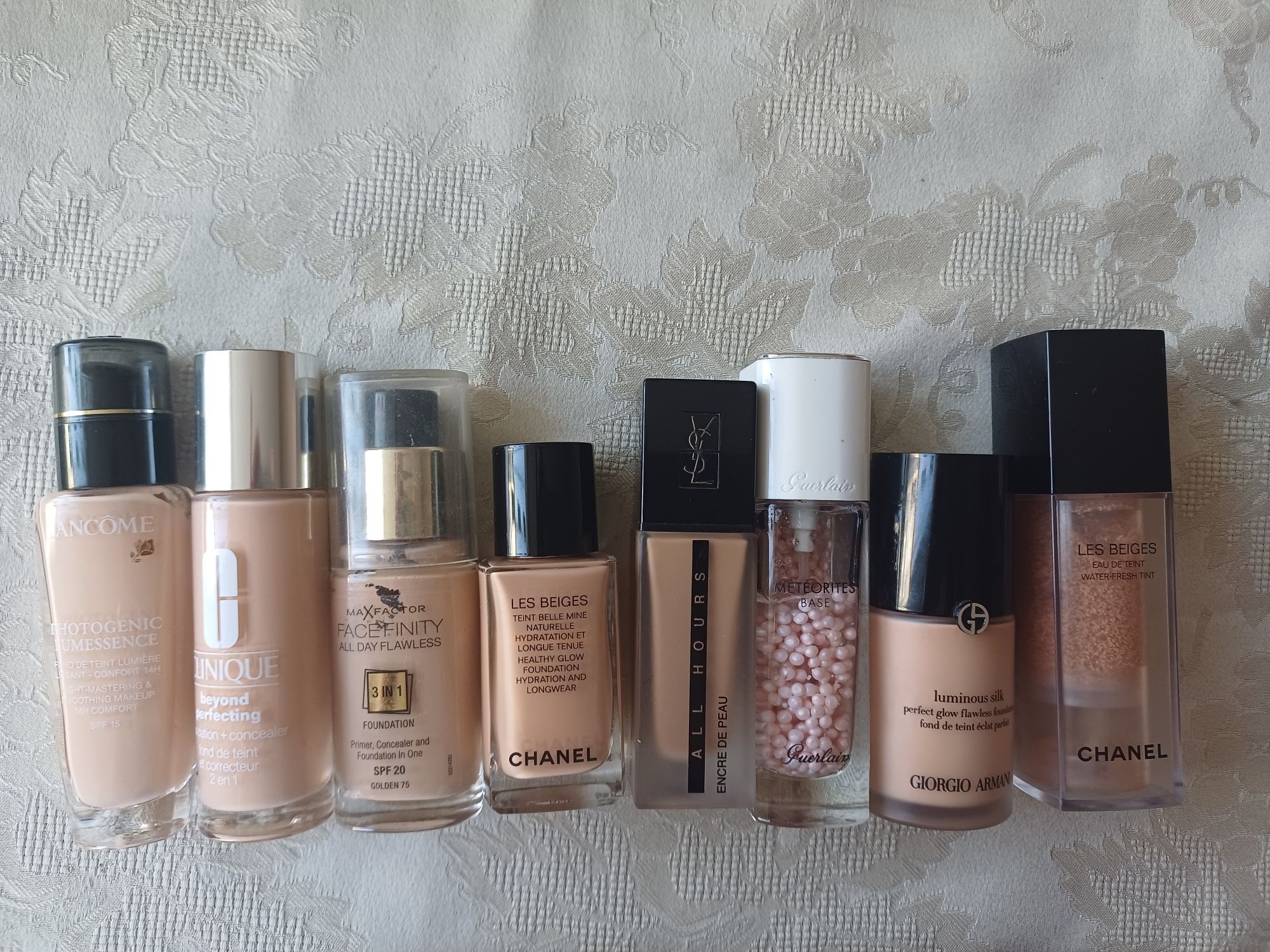 Chanel, Cristian Dior, YSL фон дьо тен и лакове