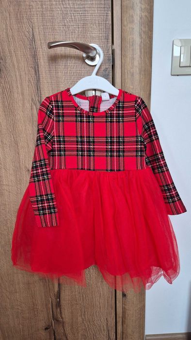 Коледна детска рокля р.р 98/104