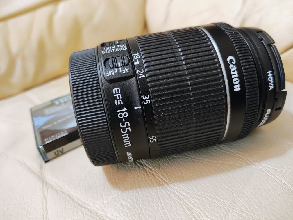 Canon 50 1.8 NOU +BONUS filtru UV ,canon 18-55 chit.