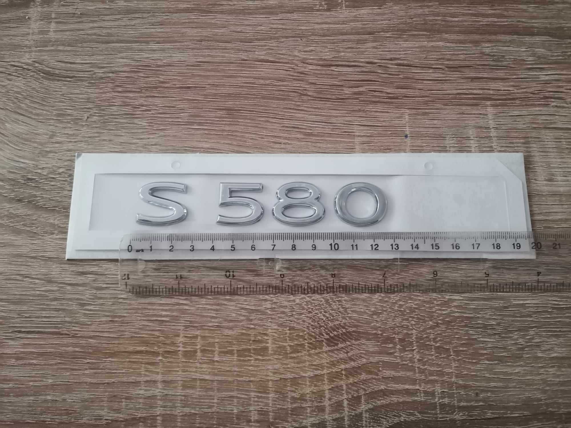Надпис нов стил Mercedes Benz S 580 W223