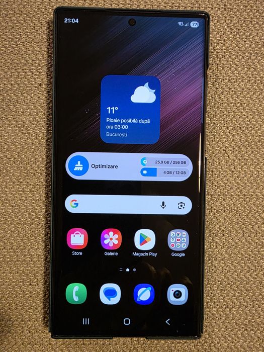 Samsung S22 ultra snapdragon 8.1, 256 gb 12gb