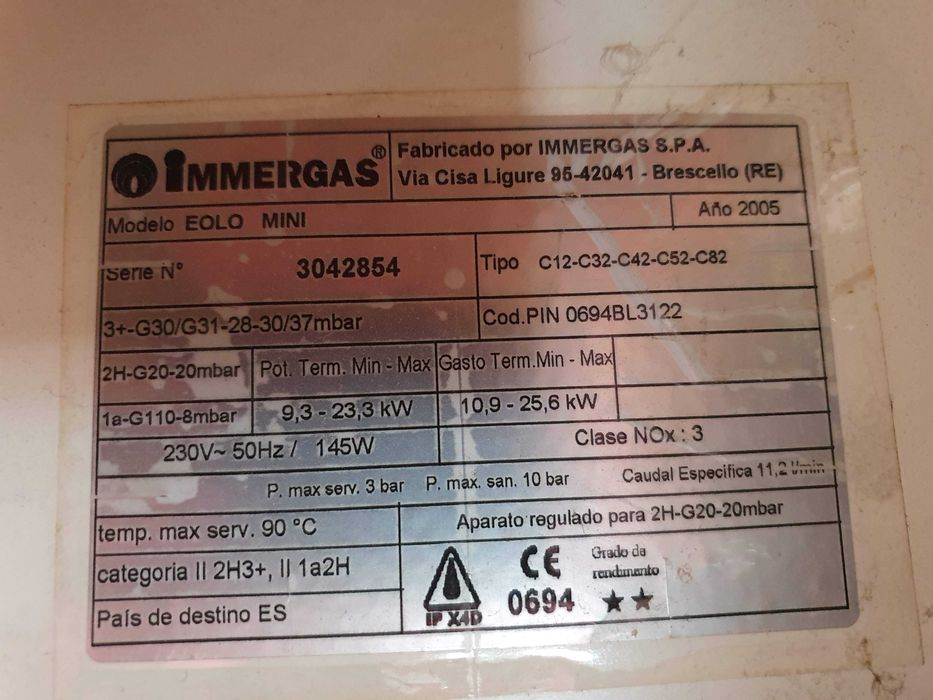 Placa de baza, electronica Immergas Eolo Star, Eolo Mini