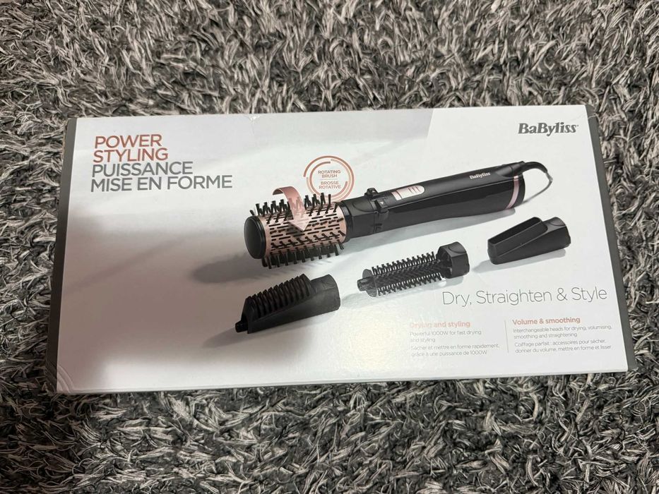 Set perie rotativă Babyliss + accesorii