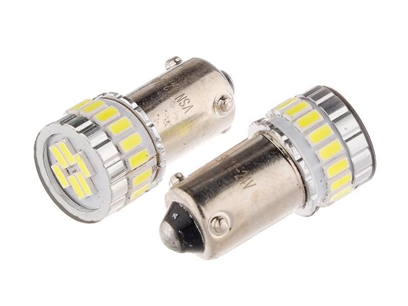 крушка vision h21w bay9s 12 / 24v 18x smd led, неполярни, canbus, ...