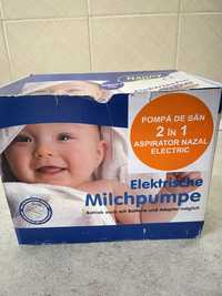 Pompa san 2 in 1 aspirator nazal bebe electric